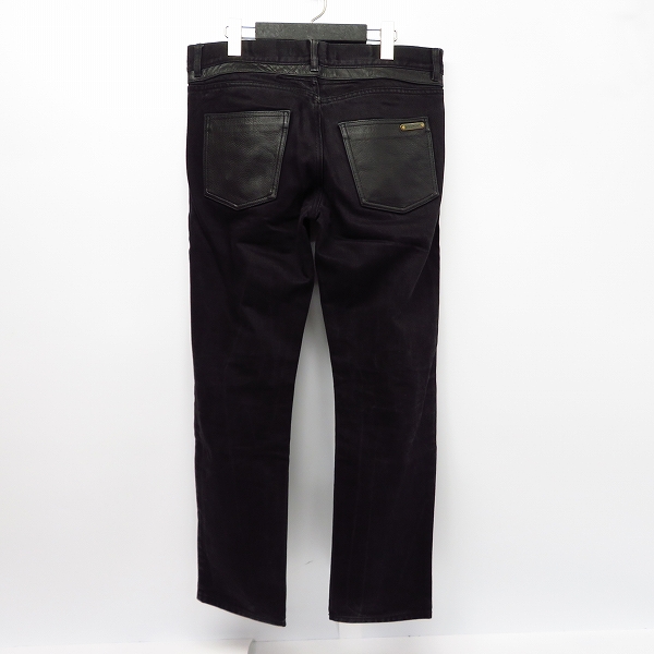 実際に弊社で買取させて頂いたGIVENCHY/ジバンシィ レザー ポケット デニムパンツ/32の画像 1枚目