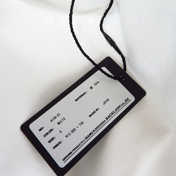 実際に弊社で買取させて頂いた【未使用】BACKLASH/バックラッシュ 専門店限定 長袖Tシャツ A104-01/Sの画像 5枚目