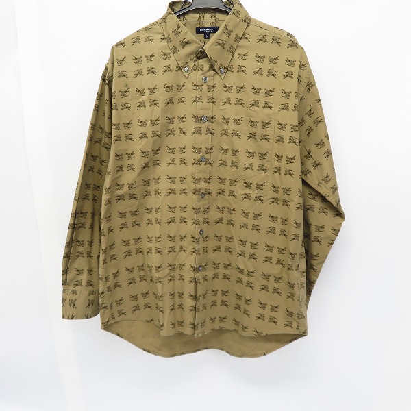 実際に弊社で買取させて頂いたBURBERRY LONDON/バーバリー ロンドン ナイトマーク 総柄 長袖 シャツ/L