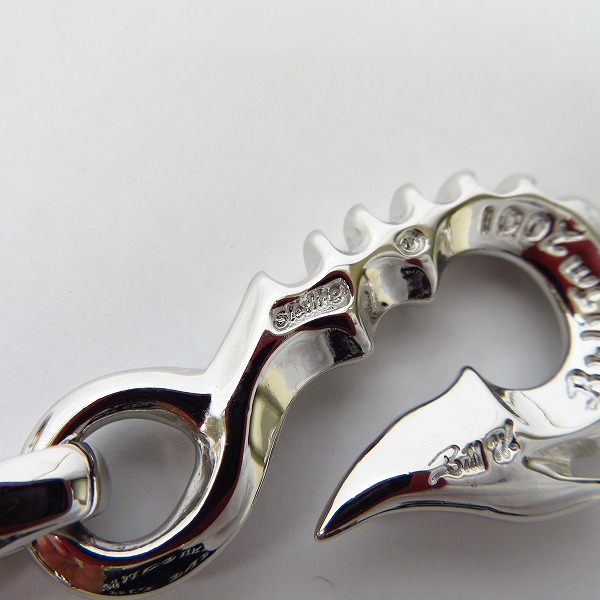 実際に弊社で買取させて頂いたBWL/ビルウォールレザー 2001 フィッシュフック ペンダント トップ/Tバー の画像 4枚目