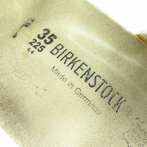 実際に弊社で買取させて頂いたBIRKENSTOCK/ビルケンシュトック サンダル レザー/22.5の画像 4枚目