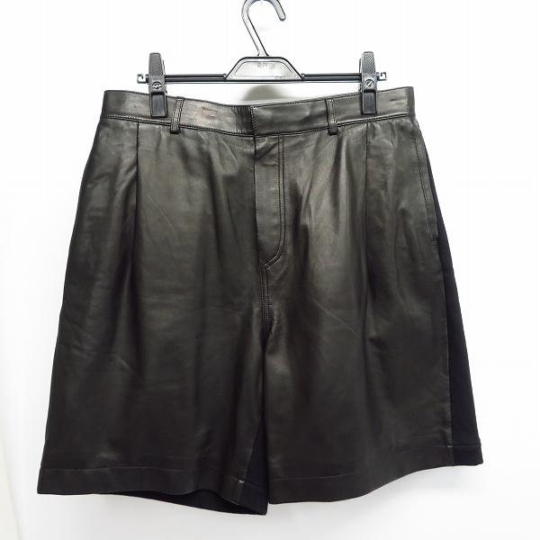 実際に弊社で買取させて頂いたGIVENCHY/ジバンシィ 13SS レザー切替 ハーフパンツ/M