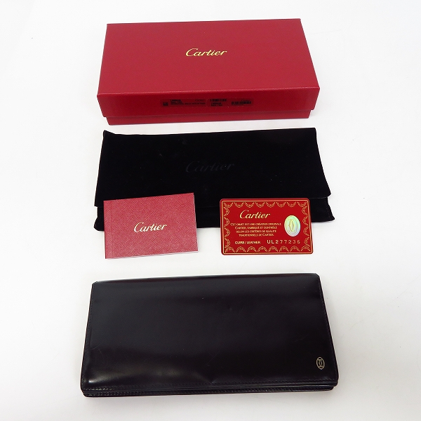 Cartier カルティエ　二つ折り長財布　L3000440 Cartier(カルティエ) 二つ折り長財布 レッド｜【公式】カインド