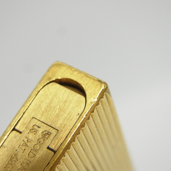 実際に弊社で買取させて頂いたCARAN d'ACHE/カランダッシュ ガスライター ストライプ ゴールドの画像 8枚目