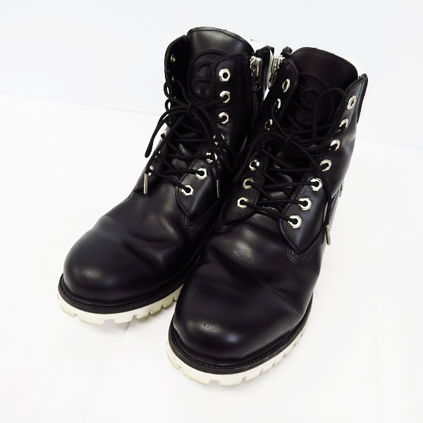 実際に弊社で買取させて頂いたTimberland×STUSSY/ティンバーランド×ステューシー サイドジップレザーブーツ 6236A/28