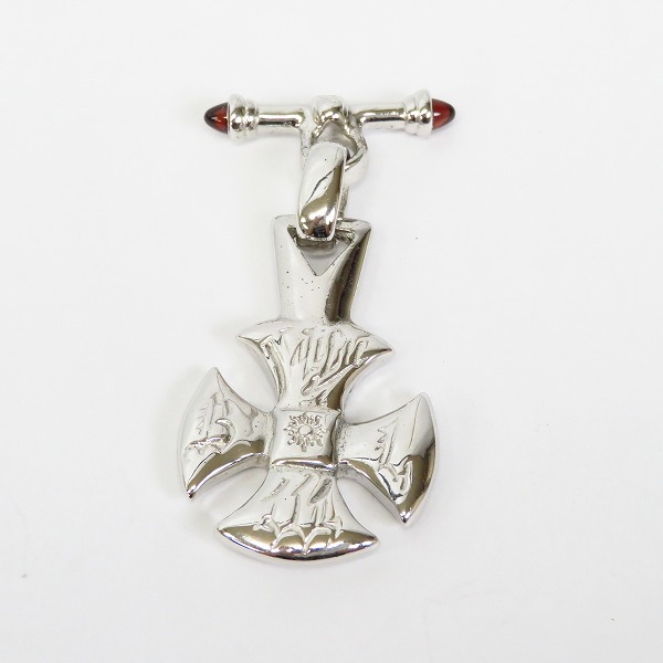 実際に弊社で買取させて頂いたBWL/ビルウォールレザー マリブクロス ペンダント トップ/Tバー の画像 1枚目