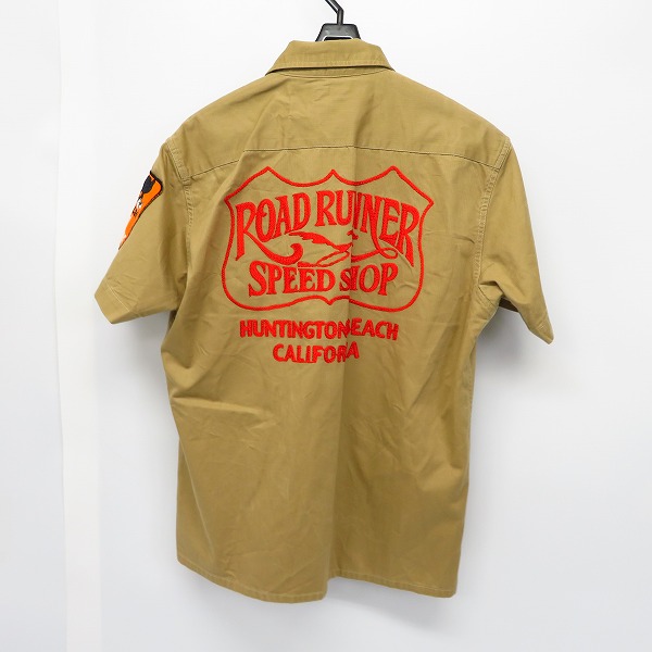 実際に弊社で買取させて頂いたSUGAR CANE×LOONY TUNES/シュガーケーン× ルーニー テューンズ コラボワッペンワークシャツ Sの画像 1枚目