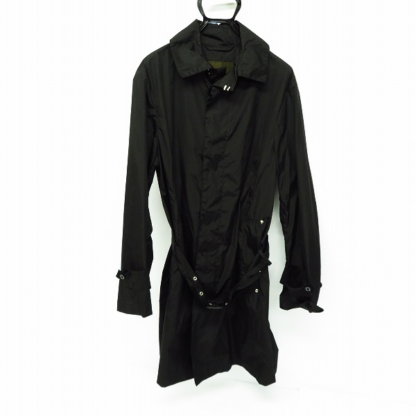 実際に弊社で買取させて頂いたMACKINTOSH/マッキントッシュ 英国製 ナイロン 比翼 コート ブラック/38