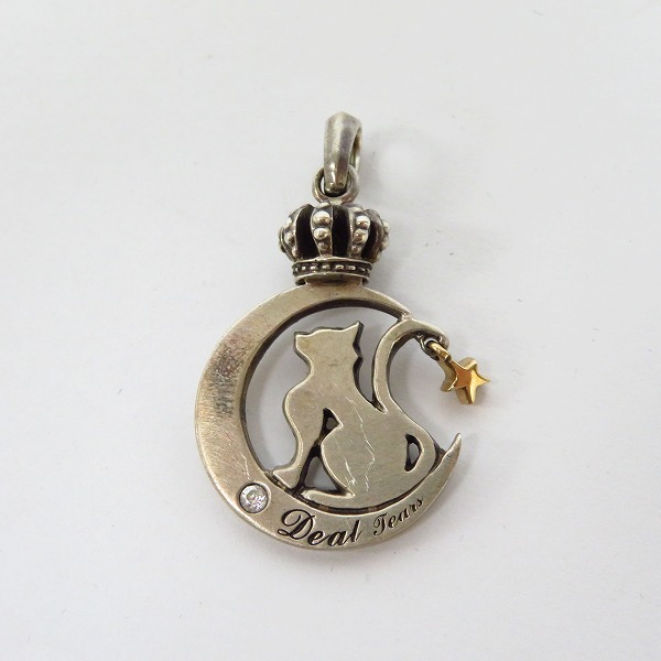 実際に弊社で買取させて頂いたDEAL DESIGN/ディールデザイン ムーンフェイス ペンダント ネックレスの画像 1枚目