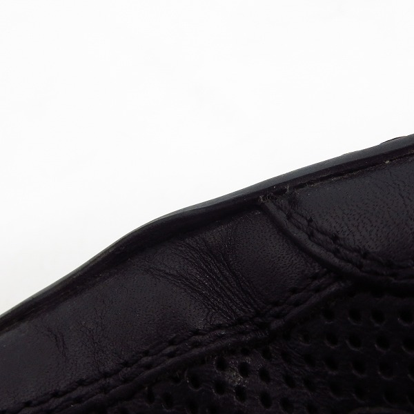 実際に弊社で買取させて頂いたDIESEL BLACK GOLD/ディーゼル ブラック ゴールド サイドジップ レザースニーカー 42の画像 6枚目