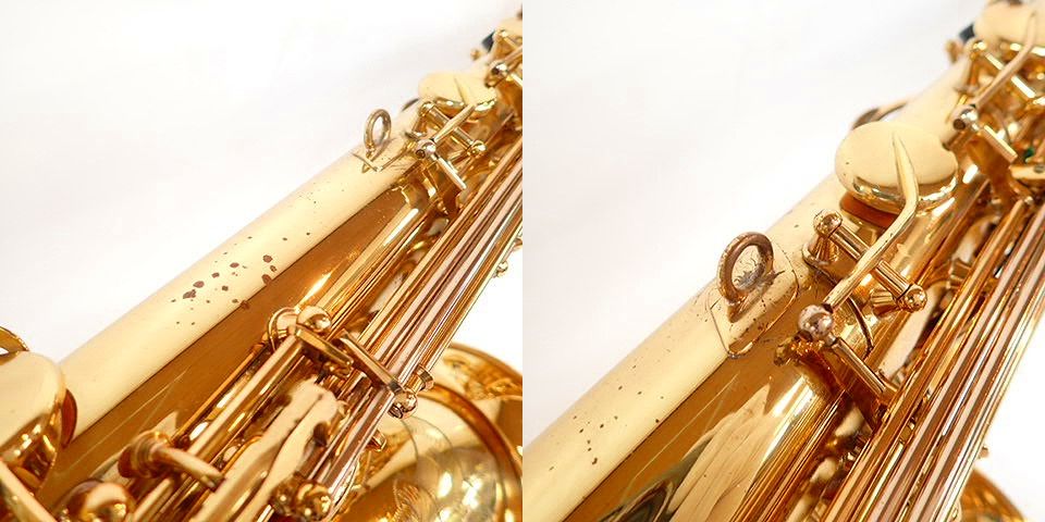 実際に弊社で買取させて頂いた★SELMER/セルマー フラセル MARK VI/マーク6 テナーサックス 彫刻有り 14万台 ハードケース付きの画像 7枚目
