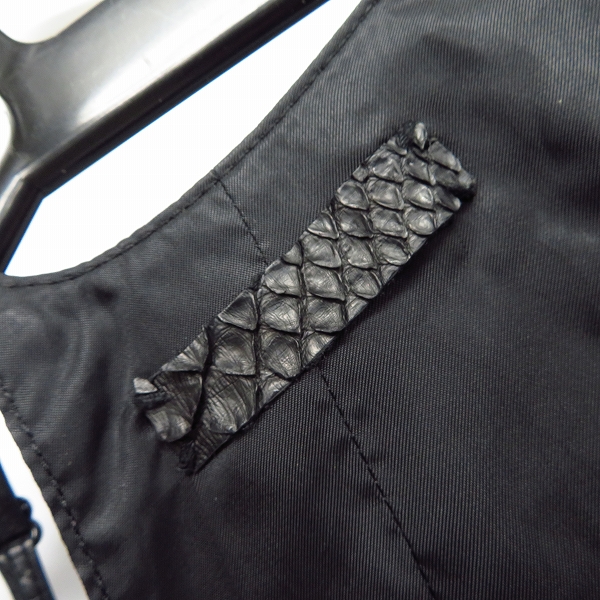 実際に弊社で買取させて頂いたIF SIX WAS NINE/イフシックスワズナイン 変形 ジレ/ベスト ラメ/0の画像 2枚目