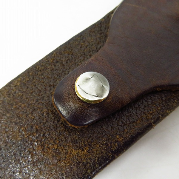 実際に弊社で買取させて頂いたHTC/エイチティーシー ピーナッツ/フラワー スタッズベルトの画像 4枚目