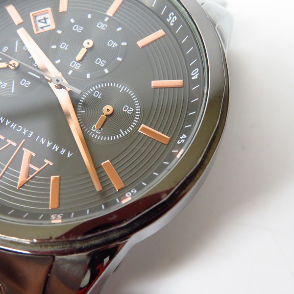 実際に弊社で買取させて頂いたARMANI EXCHANGE/アルマーニエクスチェンジ クロノグラフ AX2086【動作未確認】の画像 5枚目