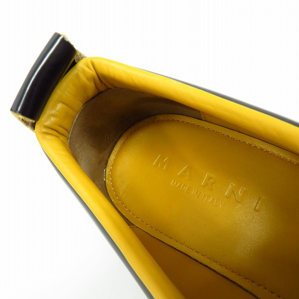 実際に弊社で買取させて頂いたMARNI/マルニ レザートレッキングシューズ/ローカットブーツ 42の画像 4枚目