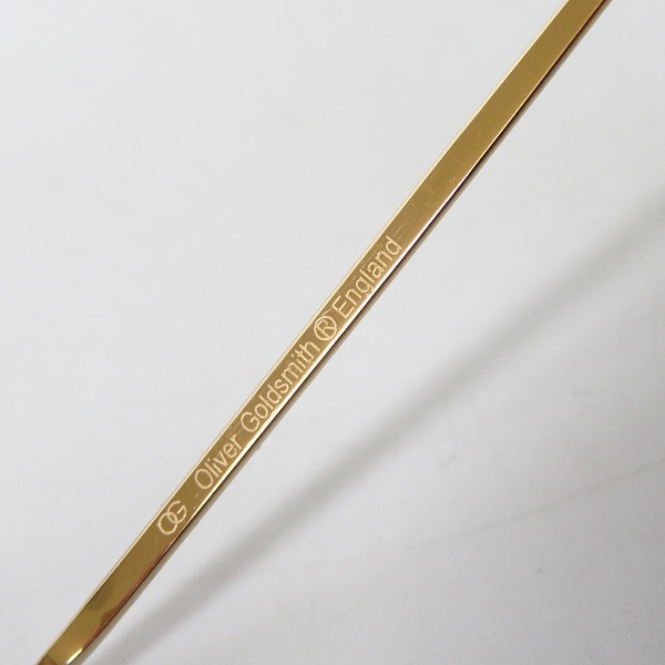 実際に弊社で買取させて頂いたOLIVER GOLDSMITH/オリバーゴールドスミス Oliver Oban メガネフレームの画像 4枚目