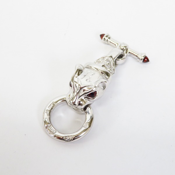 実際に弊社で買取させて頂いたBWL/ビルウォールレザー パンサー ペンダント トップ/Tバー ルビーパヴェ 