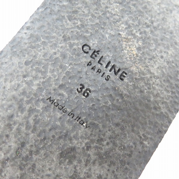 実際に弊社で買取させて頂いたCELINE/セリーヌ ダブルバンドサンダル/36の画像 5枚目