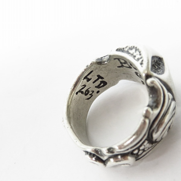 実際に弊社で買取させて頂いたBWL/Bill Wall Leather/ビルウォールレザー Gothic Cross/ゴシッククロス リング 20号 の画像 5枚目