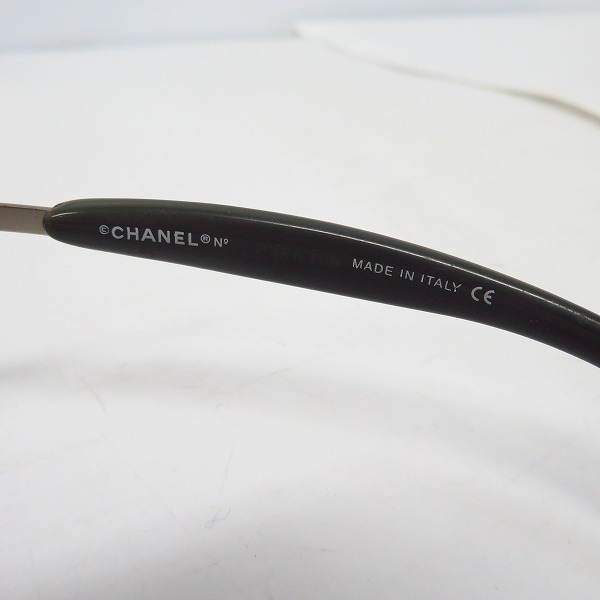 CHANEL/シャネル フレームレス サングラス グレー×シルバー/4008の買取