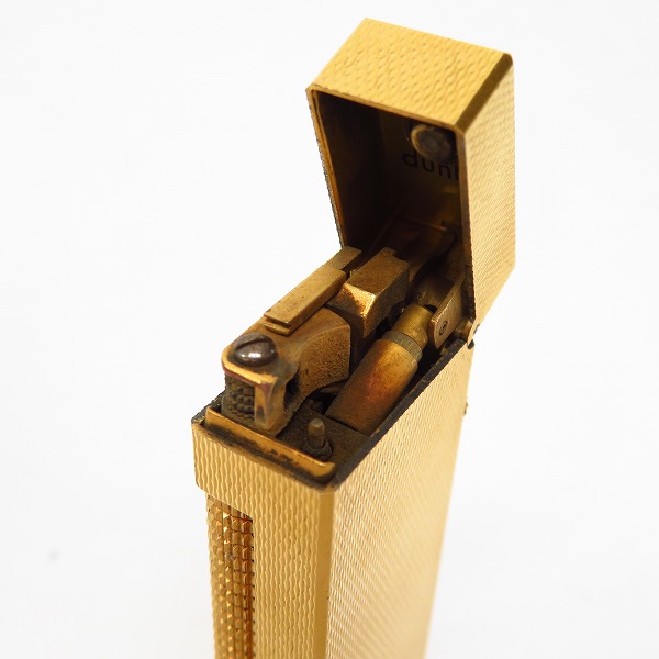 実際に弊社で買取させて頂いたdunhill/ダンヒル スリム ローラー ガスライター ゴールドの画像 4枚目