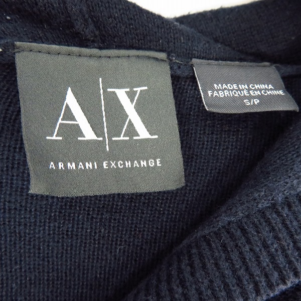 実際に弊社で買取させて頂いたARMANI EXCHANGE/アルマーニエクスチェンジ ロゴプリント ジップパーカー Sの画像 2枚目