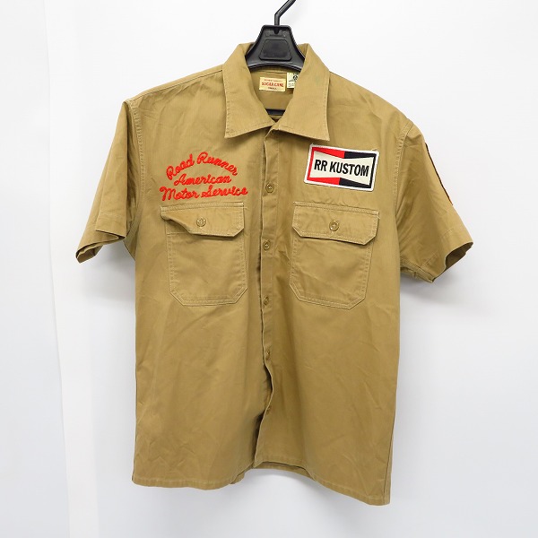 実際に弊社で買取させて頂いたSUGAR CANE×LOONY TUNES/シュガーケーン× ルーニー テューンズ コラボワッペンワークシャツ S