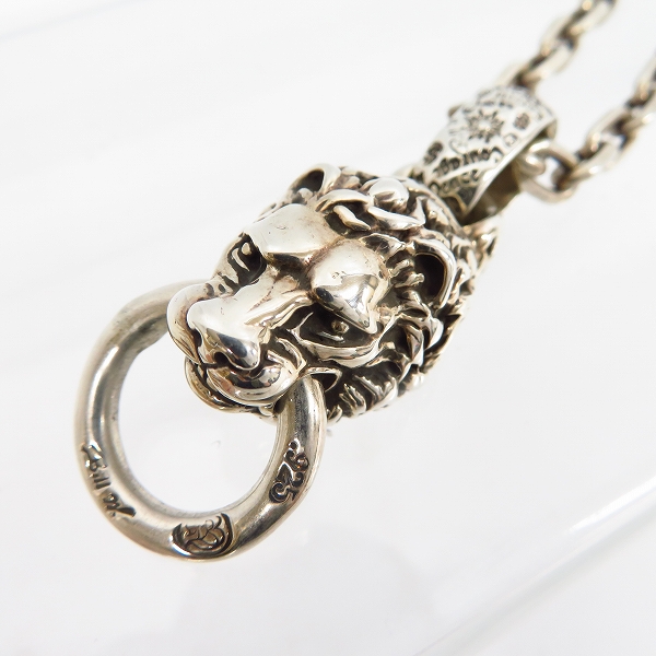 実際に弊社で買取させて頂いたBWL/ビルウォールレザー ライオンwリング ネックレス