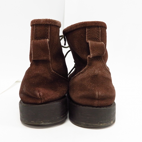 実際に弊社で買取させて頂いたHARE/ハレ 6ホールスエードレザーブーツ ブラウン系 Mの画像 1枚目