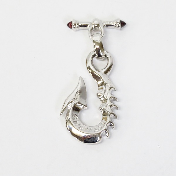 実際に弊社で買取させて頂いたBWL/ビルウォールレザー 2001 フィッシュフック ペンダント トップ/Tバー の画像 1枚目