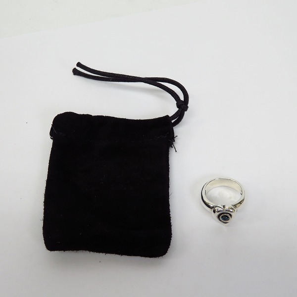 実際に弊社で買取させて頂いたBWL/ビルウォールレザー×加藤晴彦 ストーンリング R-305 16号の画像 8枚目