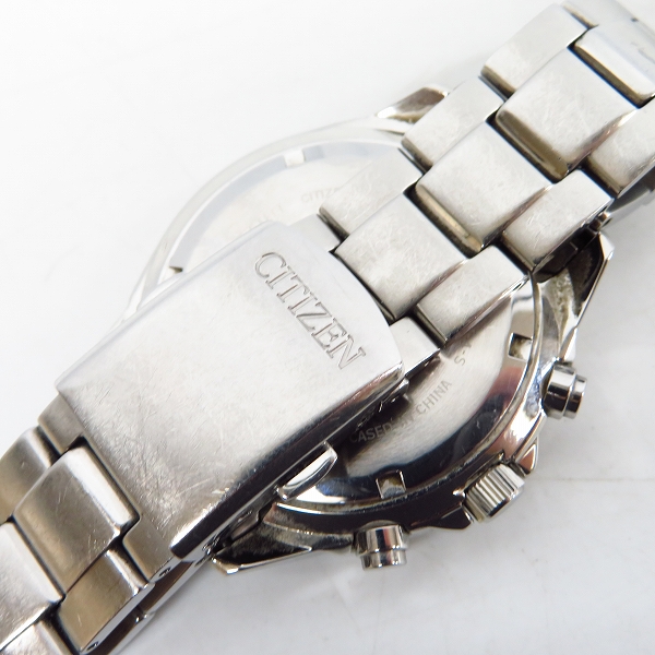 実際に弊社で買取させて頂いたCITIZEN/シチズン エコドライブ クロノグラフ H500-S064538の画像 6枚目