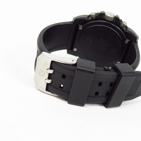 実際に弊社で買取させて頂いたLUMINOX/ルミノックス BLACKOUT/ブラックアウト クロノグラフ腕時計 シリーズ3080【動作未確認】の画像 2枚目