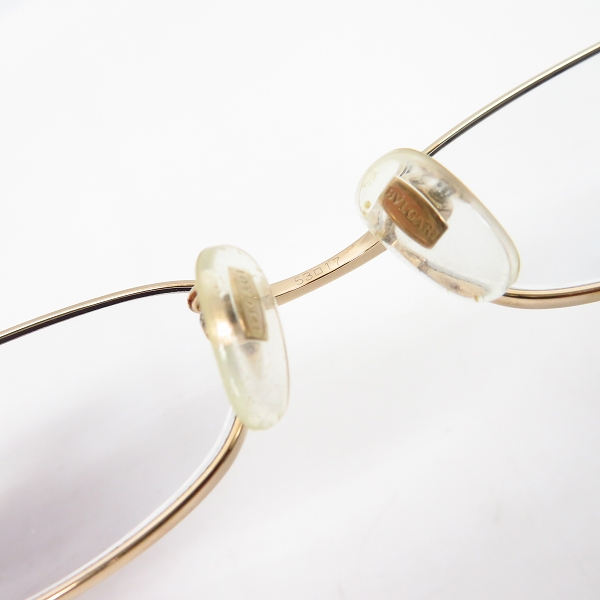 実際に弊社で買取させて頂いたBVLGARI/ブルガリ アイウェア/メガネフレーム 度入り 482の画像 3枚目