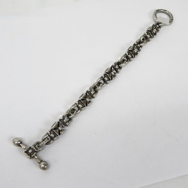 実際に弊社で買取させて頂いたTRAVIS WALKER/トラヴィスワーカー クロスリンクブレスレットｗ/Tバーの画像 6枚目