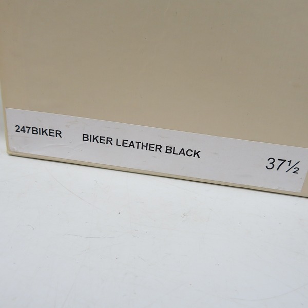 実際に弊社で買取させて頂いたJimmy Choo/ジミーチュウ レザーエンジニアブーツ/37.5の画像 8枚目