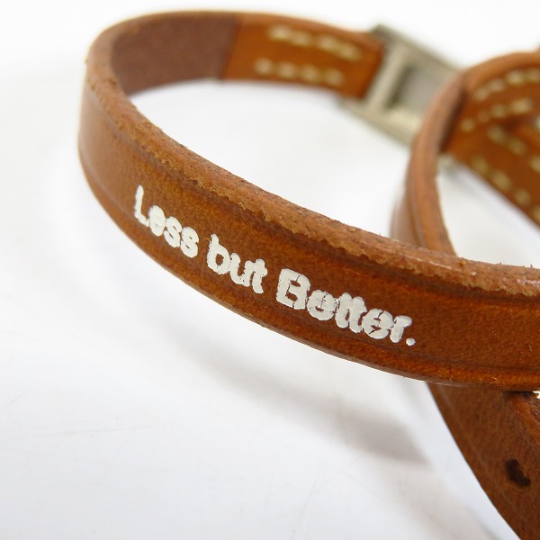 UNDERCOVER/アンダーカバー 二重巻き レザーブレスレット/バングルの