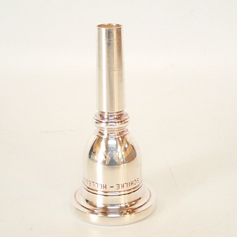 実際に弊社で買取させて頂いたSCHILKE/シルキー HELLEBERG チューバ用 マウスピース アクセサリー YAMAHA製ケース付き