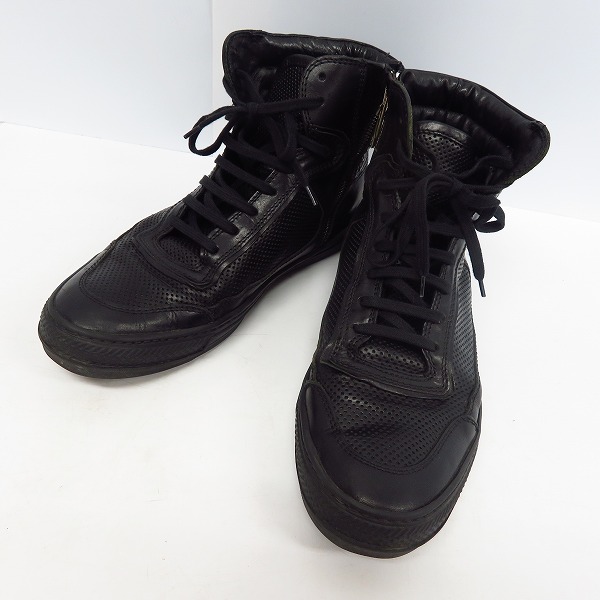 実際に弊社で買取させて頂いたDIESEL BLACK GOLD/ディーゼル ブラック ゴールド サイドジップ レザースニーカー 42