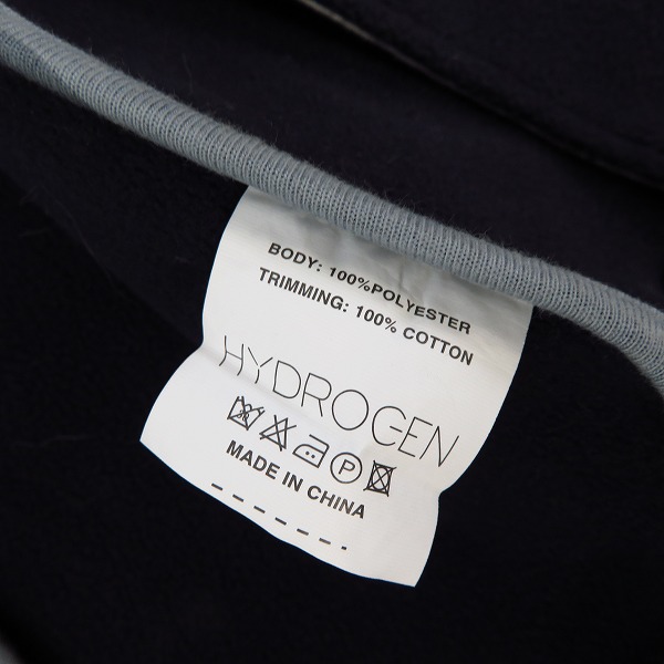実際に弊社で買取させて頂いたHYDROGEN/ハイドロゲン ポリエステル ブルゾン ダブルジャケット Lの画像 4枚目