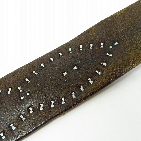 実際に弊社で買取させて頂いたHTC/エイチティーシー ピーナッツ/フラワー スタッズベルトの画像 7枚目