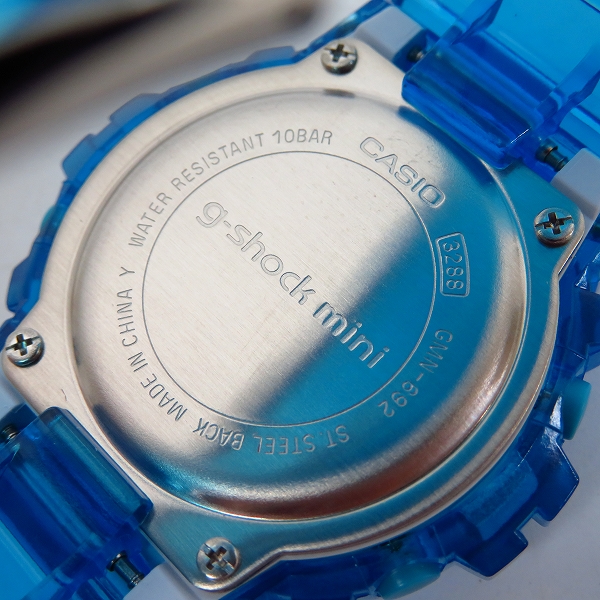 実際に弊社で買取させて頂いたG-SHOCK/Gショック MINI 腕時計 ブルースケルトン GMN-692-2JRの画像 3枚目