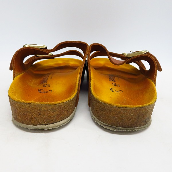 実際に弊社で買取させて頂いたBIRKENSTOCK/ビルケンシュトック レザーサンダル/40の画像 1枚目
