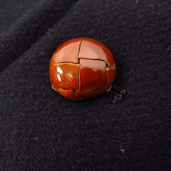 実際に弊社で買取させて頂いたEDIFICE/エディフィス メルトンウールコート ネイビー 48の画像 5枚目