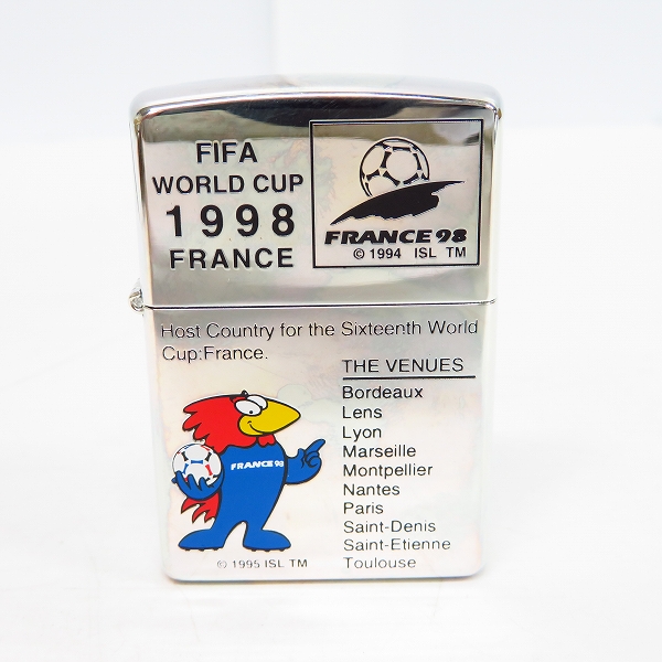 FIFA ワールドカップ フランス 98 Zippo ジッポ 箱入り シリアル