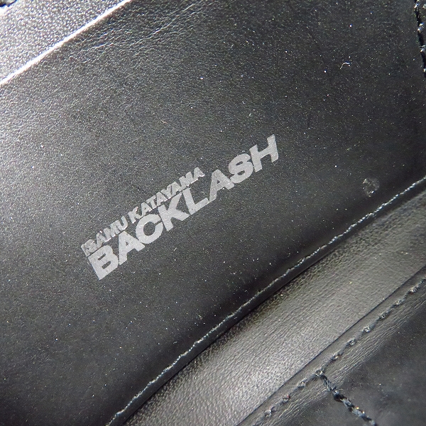 実際に弊社で買取させて頂いたBACKLASH/バックラッシュ オイルクロコ ラウンドファスナー ロングウォレット 383-03 の画像 6枚目