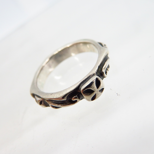 実際に弊社で買取させて頂いたBWL/ビルウォールレザー THIN CROSS シンクロスリング R202 7号