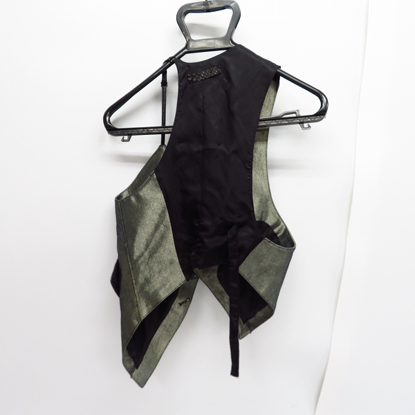 実際に弊社で買取させて頂いたIF SIX WAS NINE/イフシックスワズナイン 変形 ジレ/ベスト ラメ/0の画像 1枚目