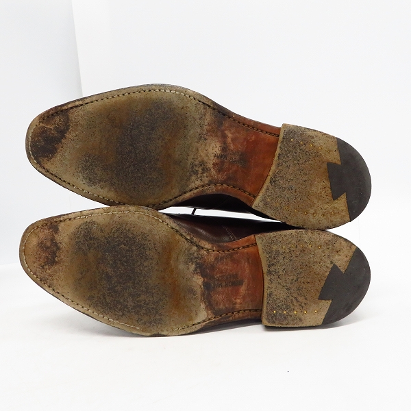 実際に弊社で買取させて頂いたCHEANEY/チーニー Uチップ レザーシューズ/6.5の画像 2枚目