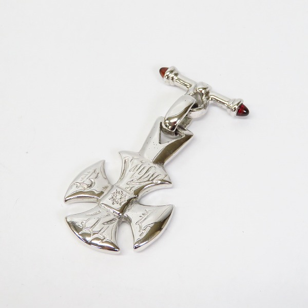 実際に弊社で買取させて頂いたBWL/ビルウォールレザー マリブクロス ペンダント トップ/Tバー 